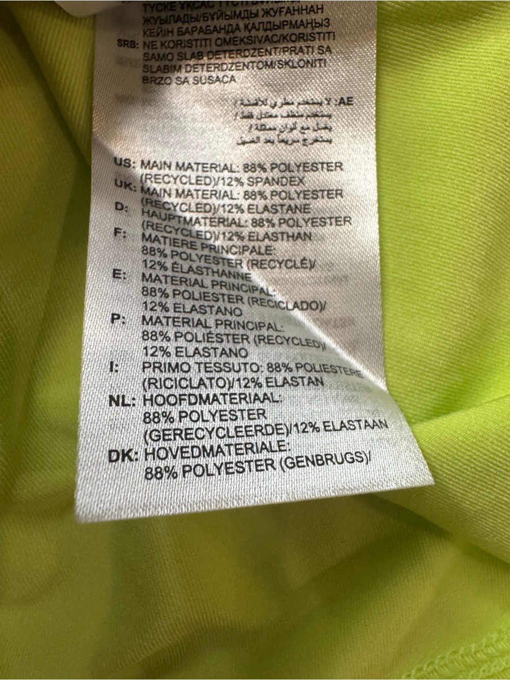 Adidas Neon Lime Green Polo Shirt Women's Size M - Picture 5 of 9